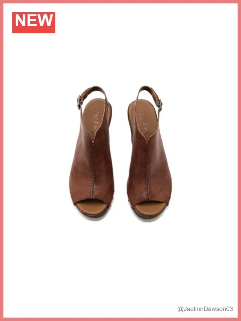 Women's Arden Burnished Vegan Sandals Wedge Heel Ankle Strap 4
